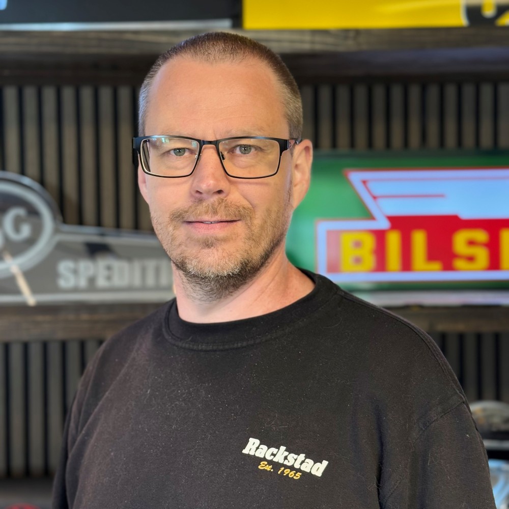 Fredrik Nilsson, Försäljningschef på Rackstad Bil & Delar